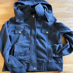 GUC New Look Hooded Grey Jacket Juniors Sz XL